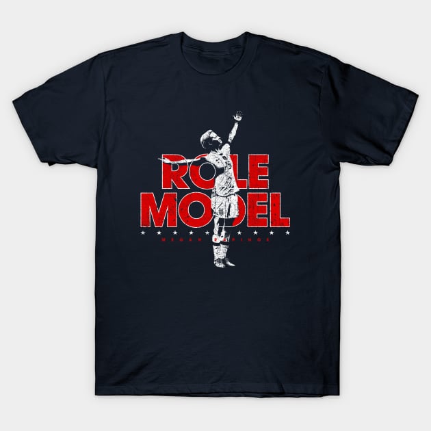 Role Model - Megan Rapinoe T-Shirt by huckblade